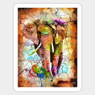 African Elephant Sticker